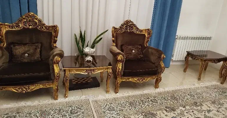 مبل هفت نفره وناهار خوری هشت نفره|مبلمان خانگی و میز عسلی|پردیس, فاز ۸|دیوار