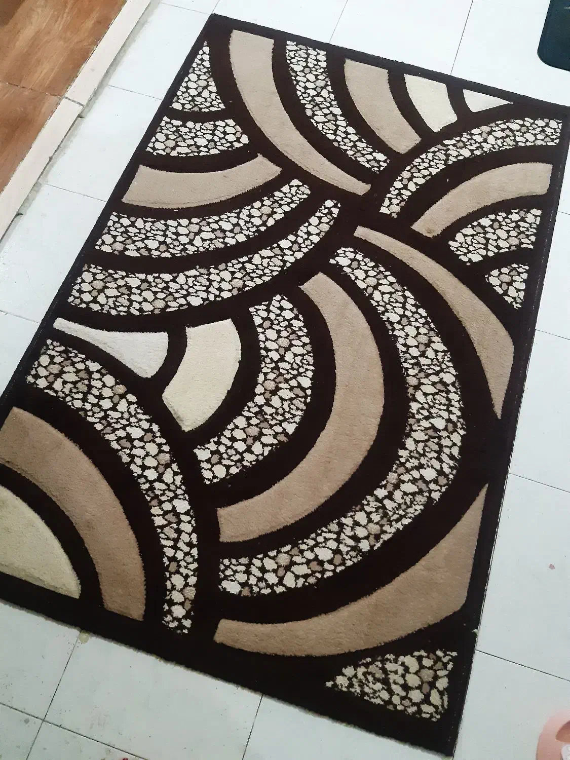 گلیم فرش ابعاد ۱ونیم در۲.پادری طرح ادویه دست دوم|فرش|اهواز, گلستان|دیوار