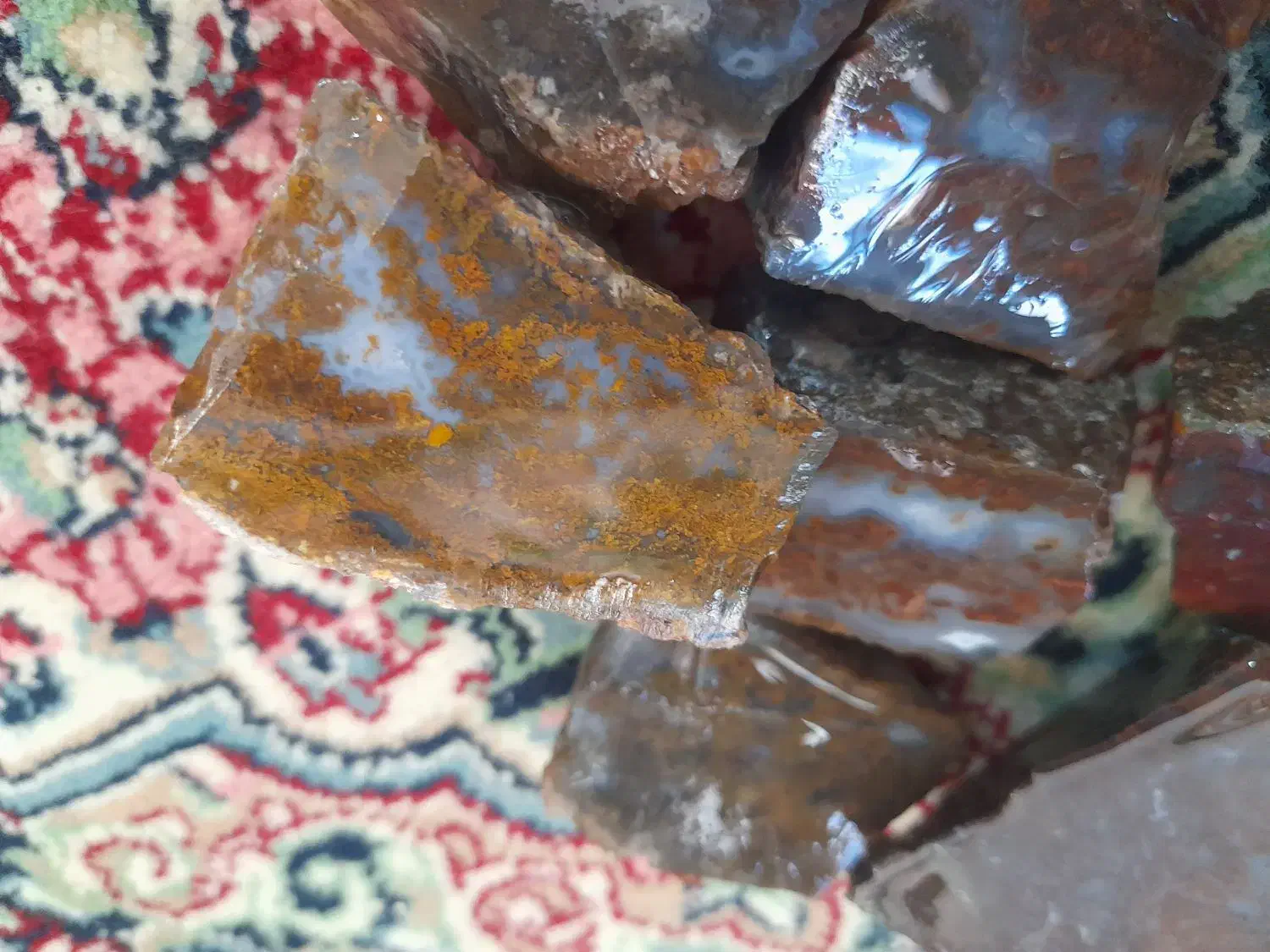 انواع سنگ شجر به صورت شانسی و جفتی ۱۰۰ تومنه|جواهرات|شیراز, احمدی جنوبی|دیوار