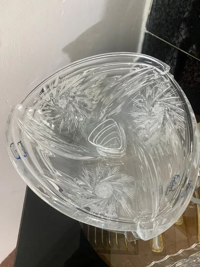 پیشدستی و جا چاقویی طرح خورشیدی کریستال|ظروف سرو و پذیرایی|مشهد, ایثارگران|دیوار