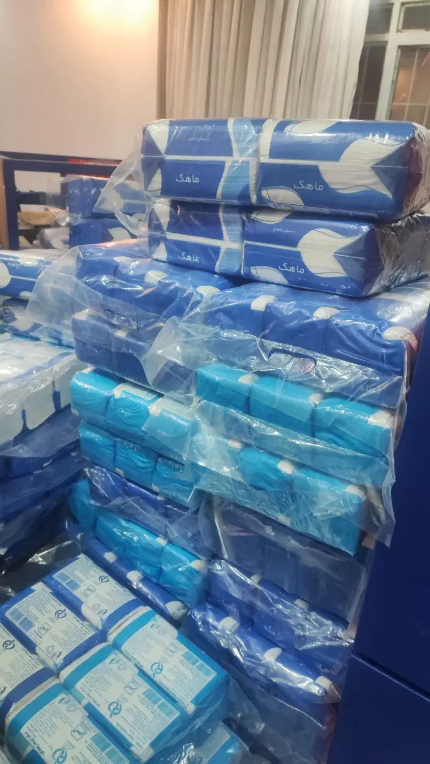 کارگاه تولیدی دستمال کاغذی ماهک|مواد شوینده و دستمال کاغذی|ایلام, |دیوار