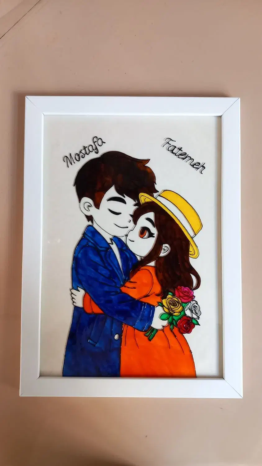 نقاشی روی شیشه|تابلو، نقاشی، عکس|خسروشاه, |دیوار