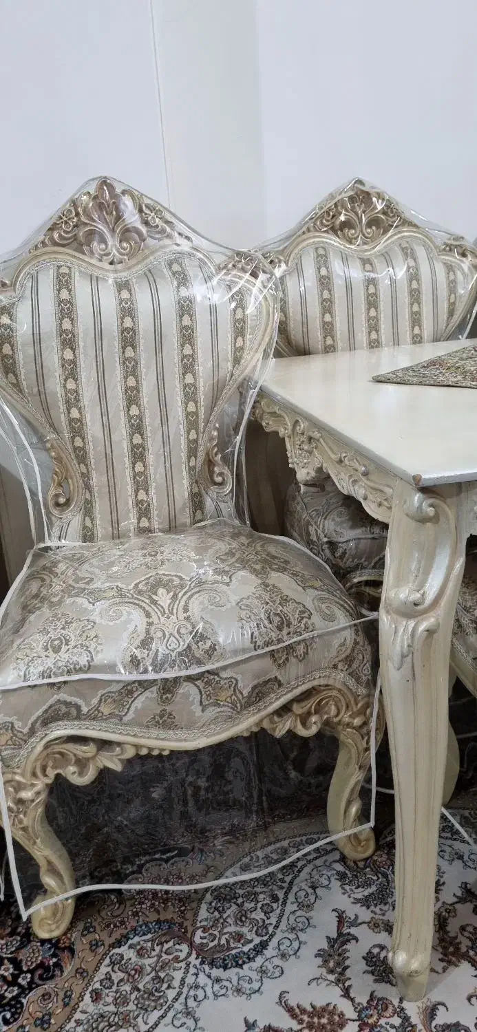 میز ناهار خوری 6نفره|میز و صندلی غذاخوری|اسلام‌شهر, شهرک مهدیه|دیوار