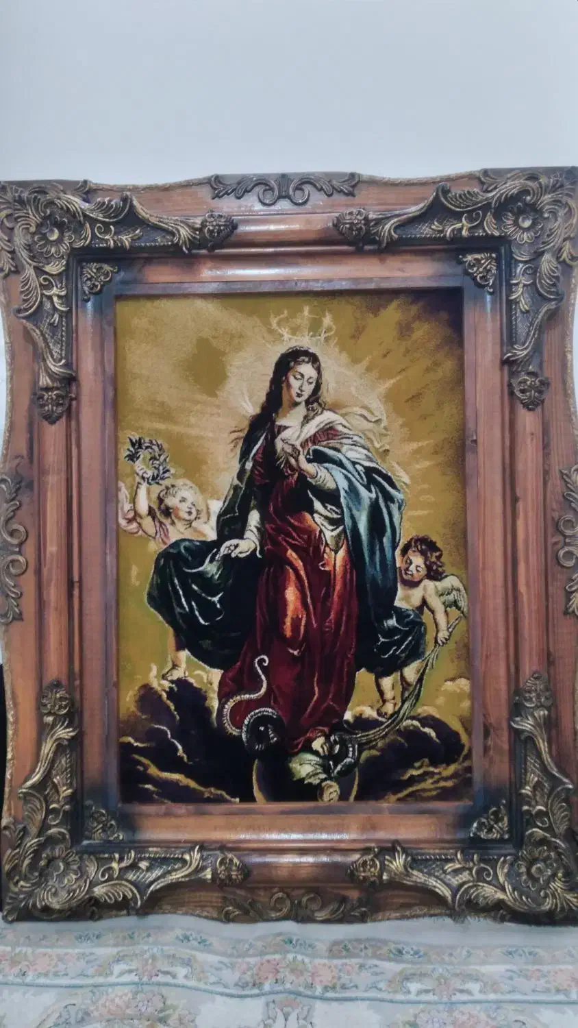 تابلو فرش هدیه روز مادر|تابلو فرش|همدان, |دیوار