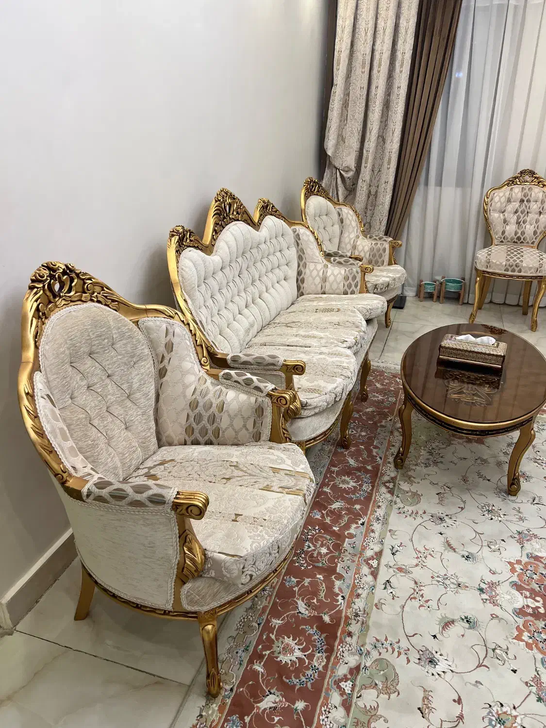 مبل استیل ۹ نفره|مبلمان خانگی و میز عسلی|تهران, ارم|دیوار