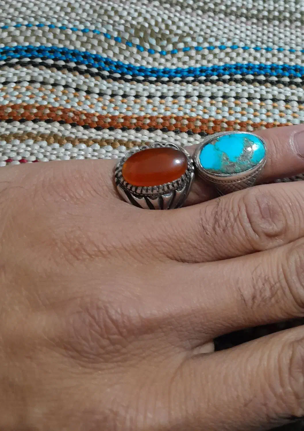 انگشترنقره|جواهرات|شازند, |دیوار