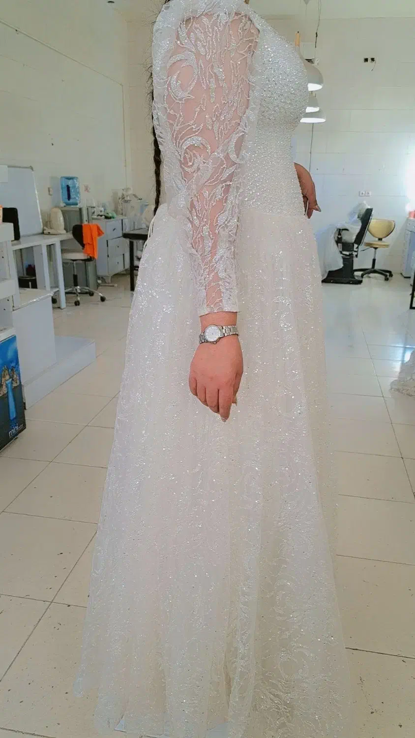 ۶ دست لباس عروس فریسایز نو و درحد نو|لباس|خانمیرزا, |دیوار