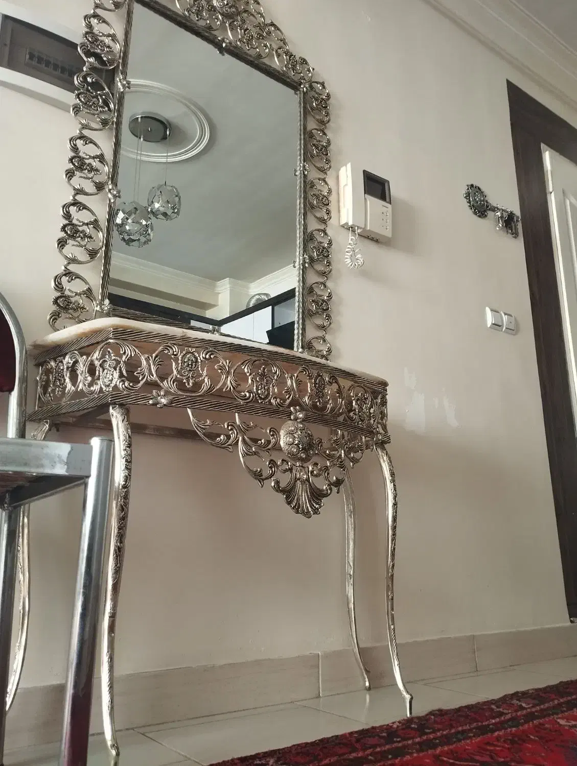 اینه کنسول برنز سنگین|بوفه، ویترین، کنسول|تبریز, |دیوار