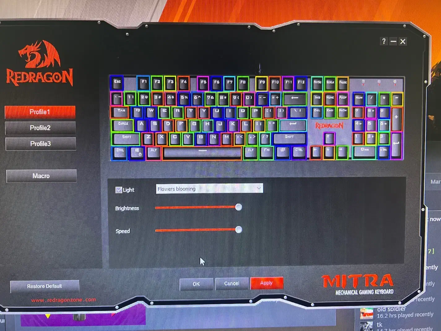 کیبورد گیمینگ  K582 SURARA RGB|قطعات و لوازم جانبی رایانه|بجنورد, |دیوار