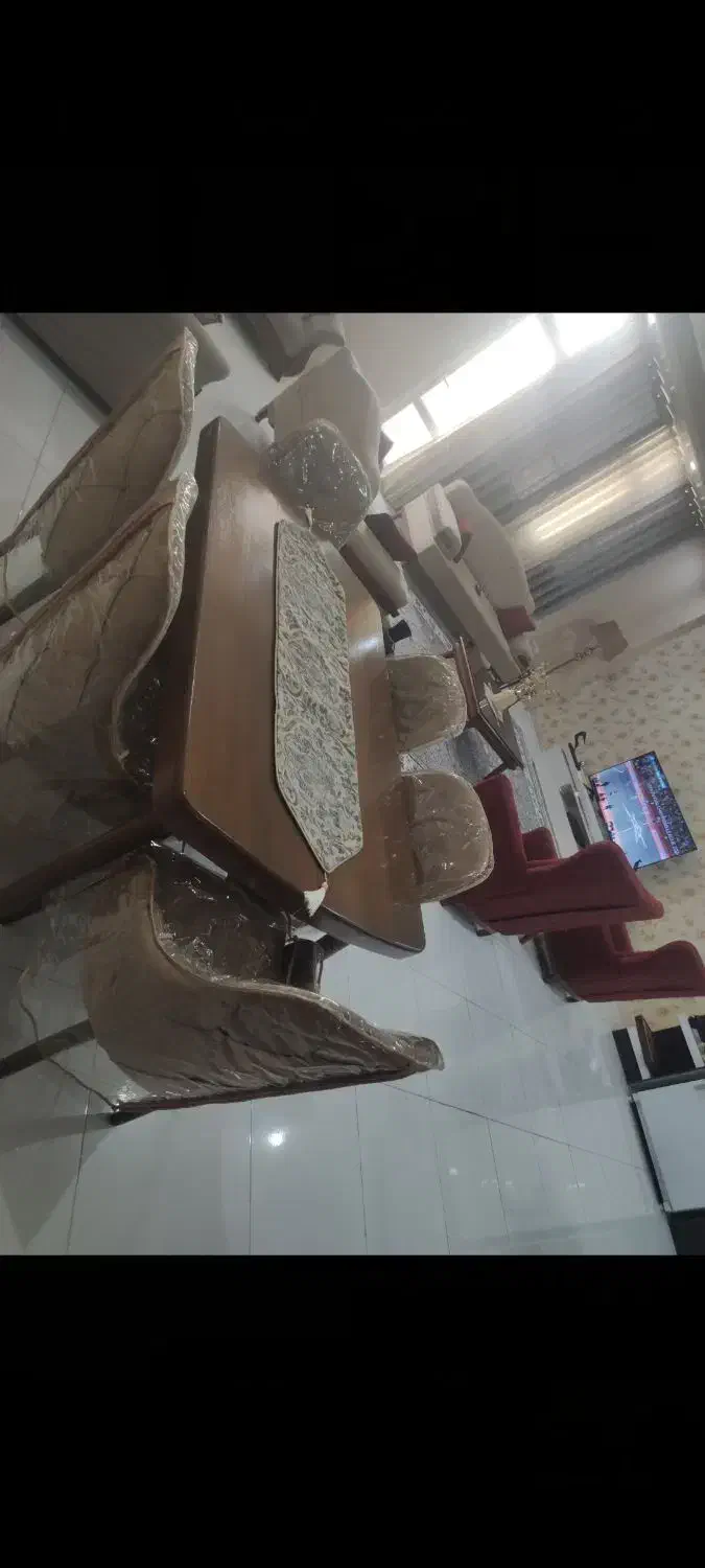 میز ناهار خوری شش نفره نو نو|میز و صندلی غذاخوری|اهواز, کیانشهر|دیوار