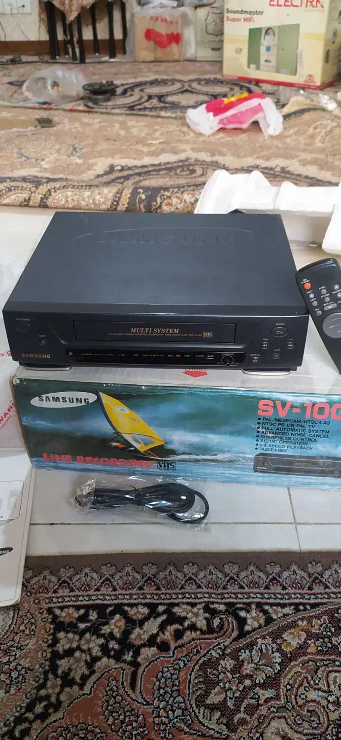 دستگاه VHS سامسونگ|پخش‌کننده DVD و ویدیو|تهران, جیحون|دیوار