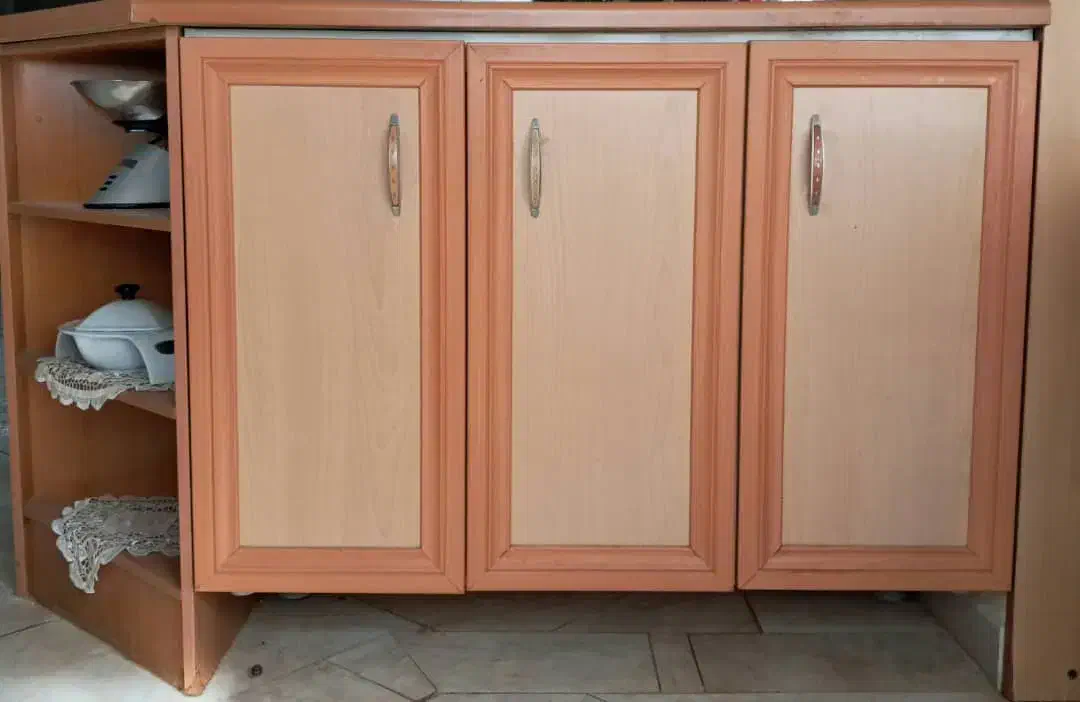 کابینت آماده آشپزخانه ام دی اف|مصالح و تجهیزات ساختمان|کرج, برغان|دیوار