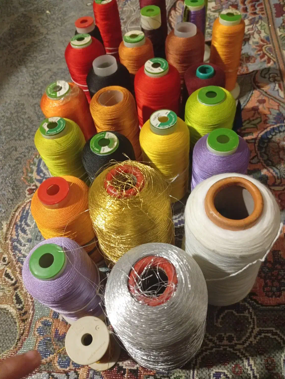 نخ خیاطی|لوازم خیاطی و بافتنی|پاتاوه, |دیوار