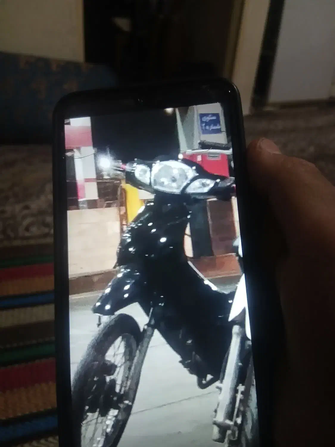 موتور ویو مشکی مزایده|موتورسیکلت|قدس, شهر‌قدس|دیوار