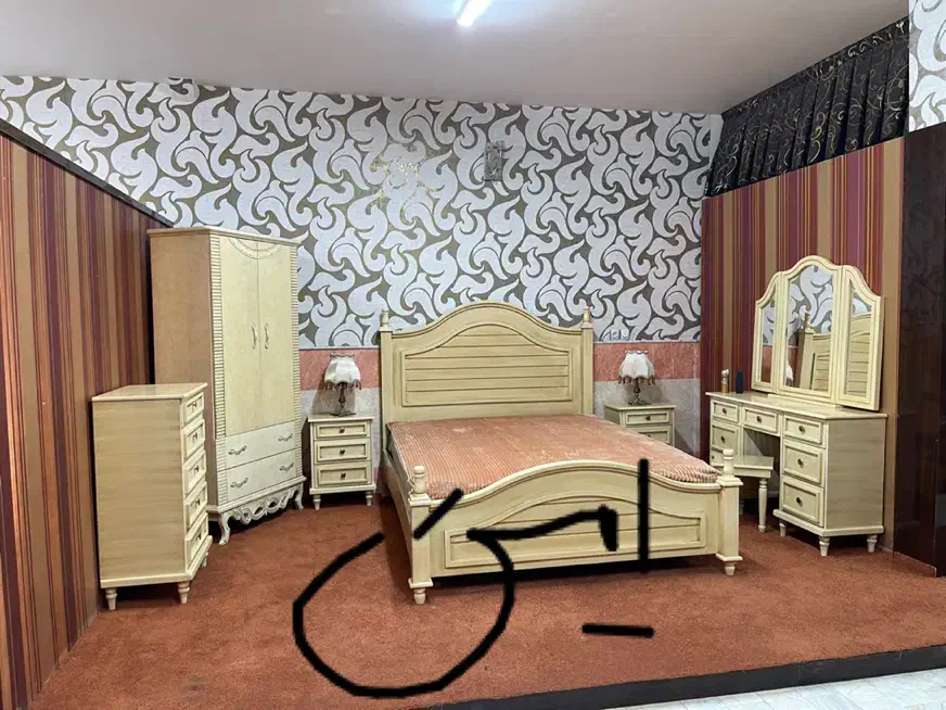 تولیدی سرویس خواب عروس چوبی رنگی|تخت و سرویس خواب|قم, شاه ابراهیم|دیوار