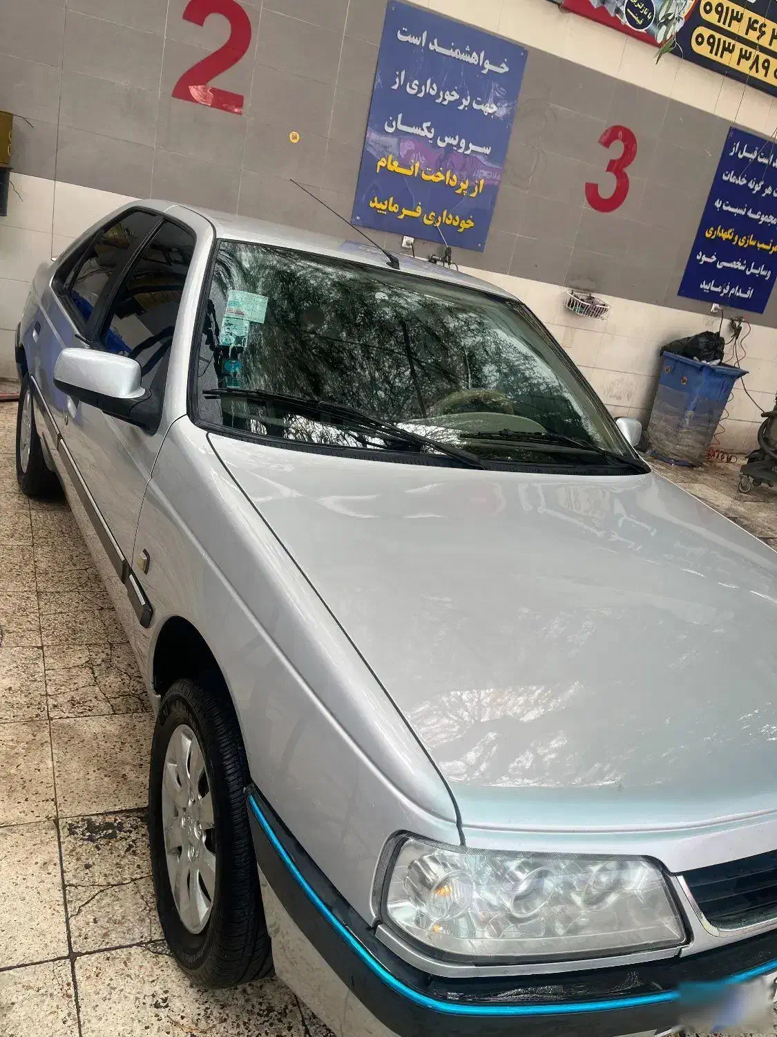 پژو slx ۴۰۵ نقره ای مدل ۹۰|خودرو سواری و وانت|اصفهان, شاهد|دیوار