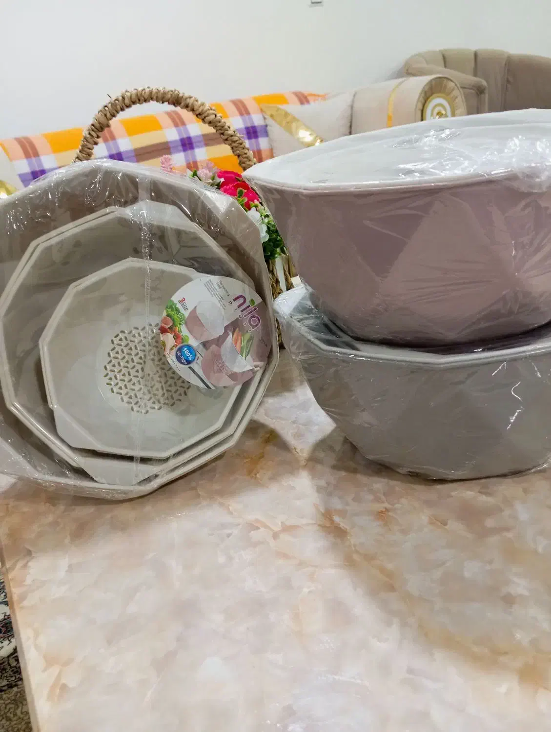 آبکش لگن پلاستیک فشرده|ظروف نگهدارنده، پلاستیکی، یکبارمصرف|ارومیه, |دیوار