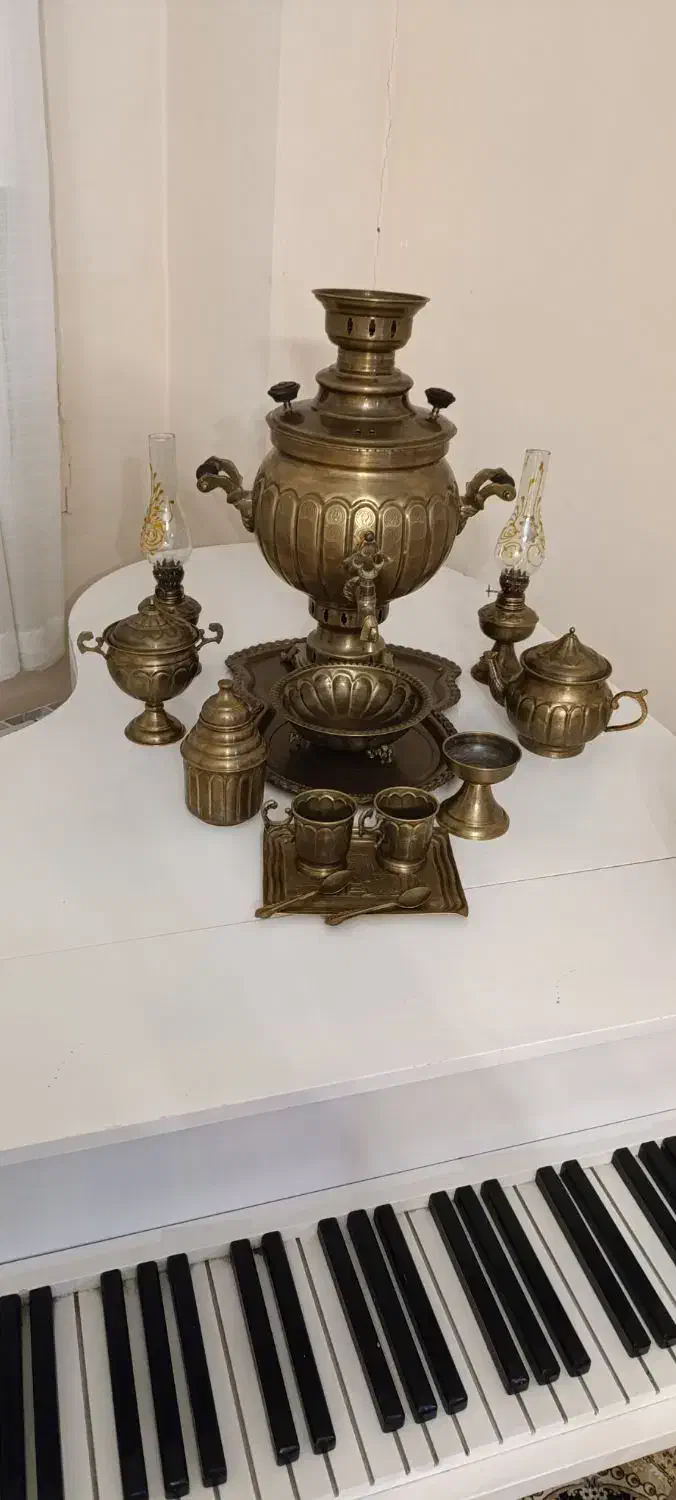 سرویس سماور،توستر،کتری،قلیان،تاقچه|سماور، چای‌ساز، قهوه‌ساز|پرند, فاز ۴|دیوار