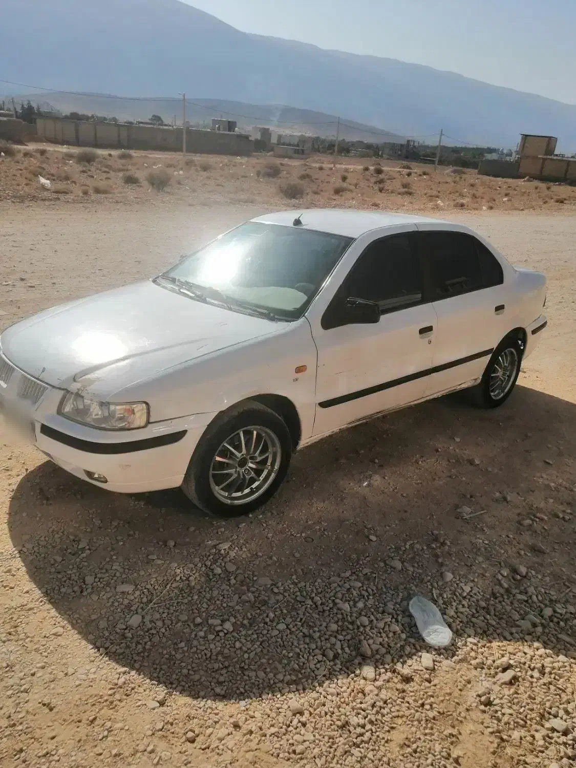 ماشین سمند EF7 سفید|خودرو سواری و وانت|فیروزآباد (فارس), |دیوار