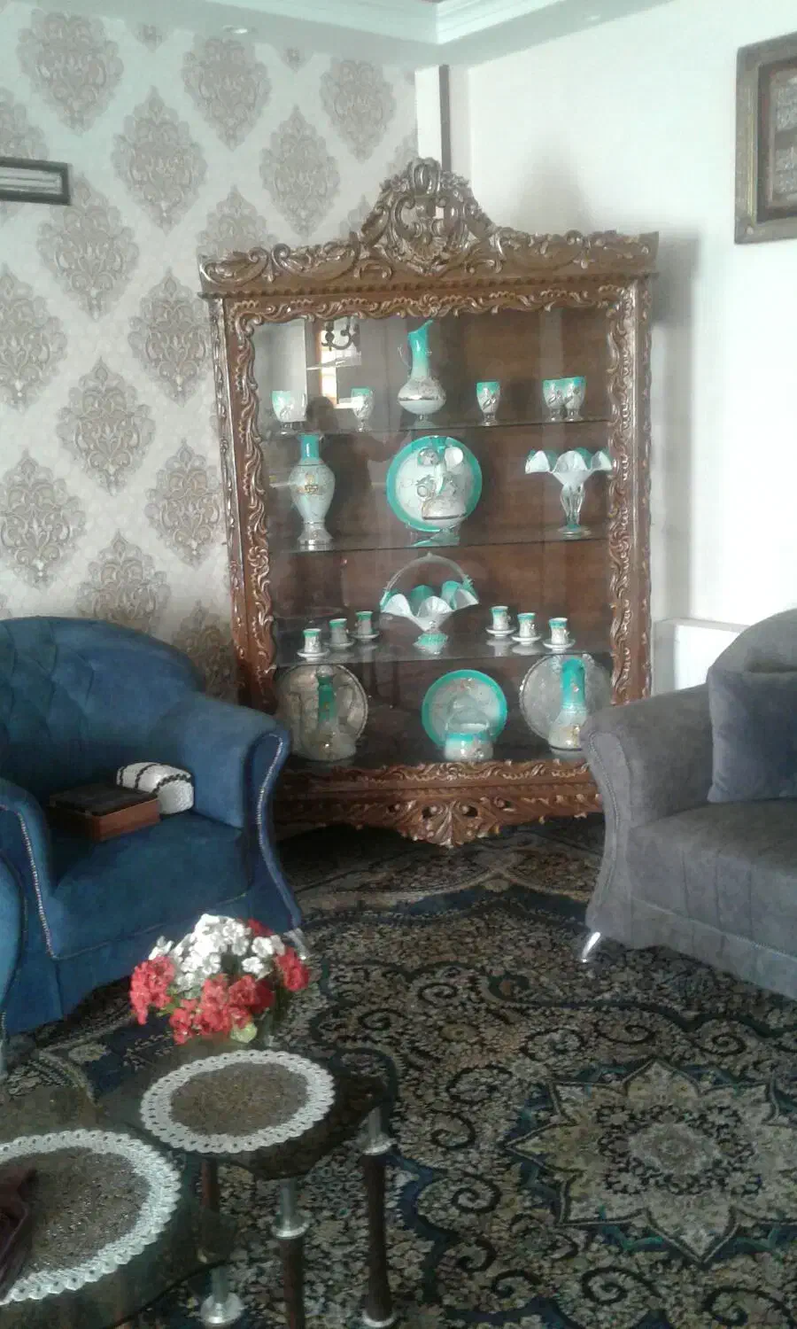 گنجه|بوفه، ویترین، کنسول|گلبهار, شهر جدید گلبهار|دیوار