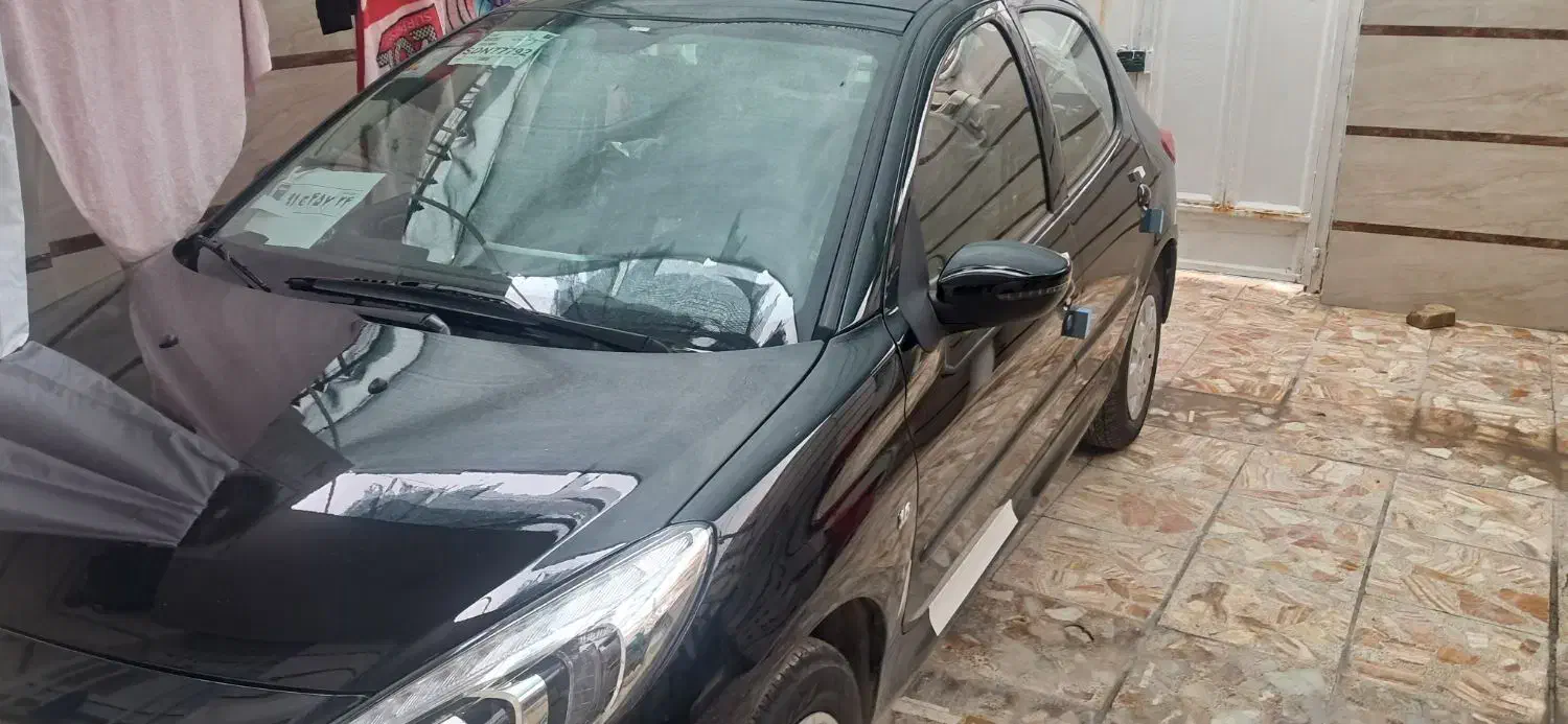 ۲۰۷ پانا ۴۰۴ مشکی|خودرو سواری و وانت|آبادان, |دیوار