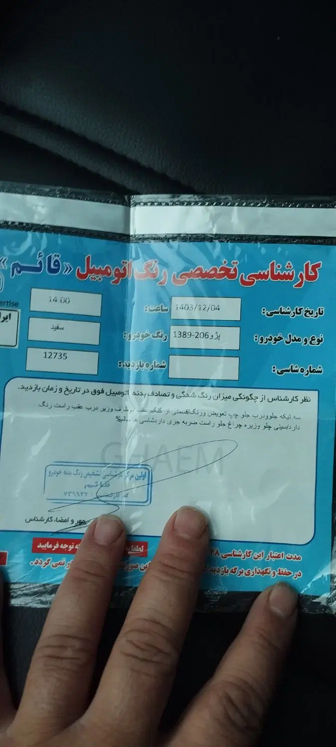 پژو206|خودرو سواری و وانت|نظرآباد, احمد آباد|دیوار