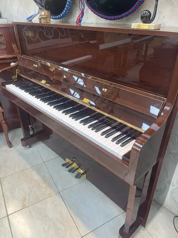 پیانو یاماها p145 طرح آکوستیک|پیانو، کیبورد، آکاردئون|ساری, |دیوار