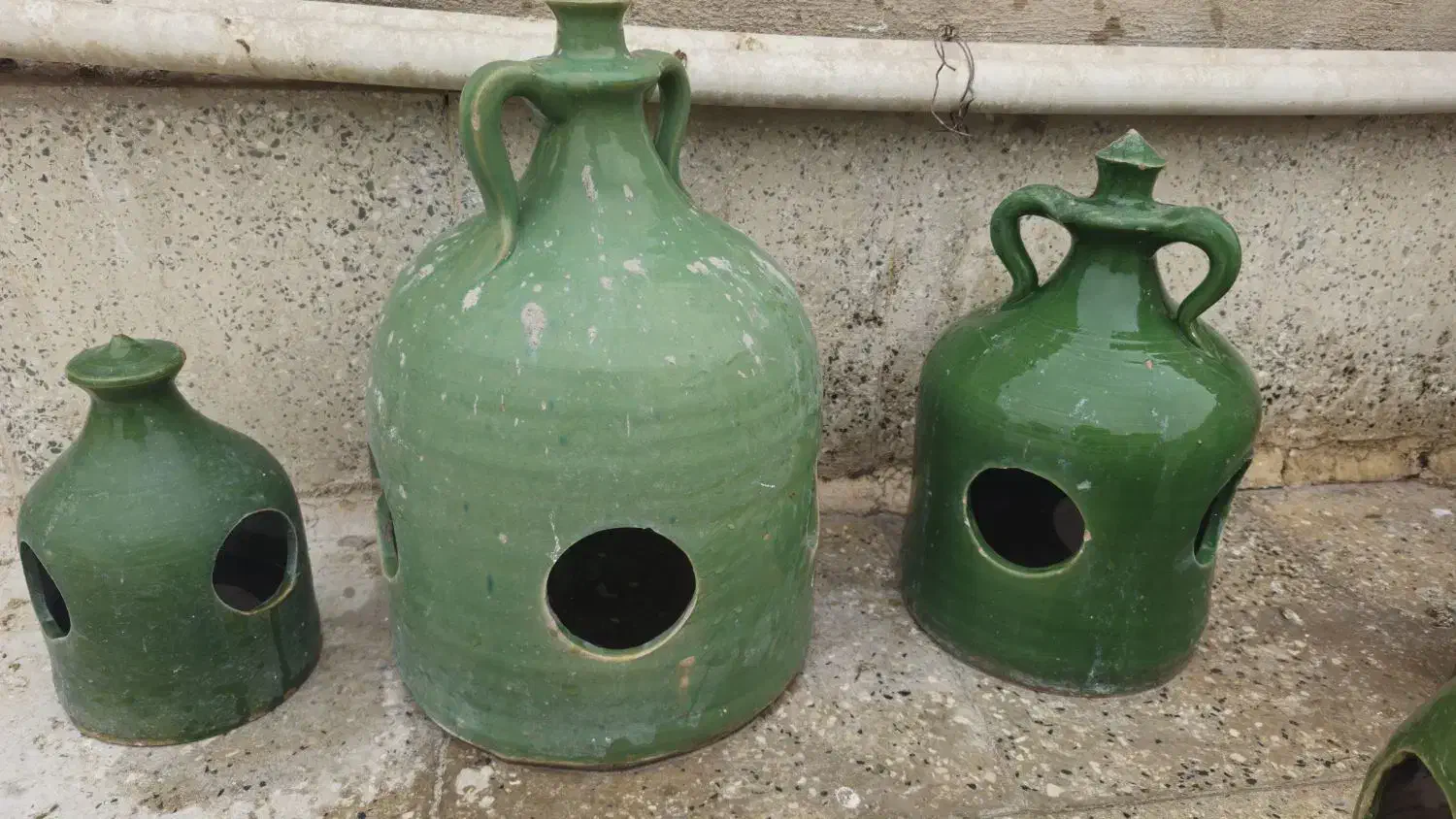 جا آبی سفالی پرنده|لوازم جانبی حیوانات|قرچک, شهرک طلائیه|دیوار