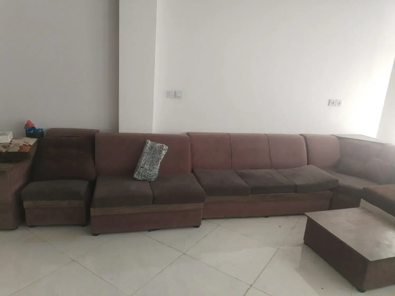 دو دست مبل ال|مبلمان خانگی و میز عسلی|شهرضا, |دیوار