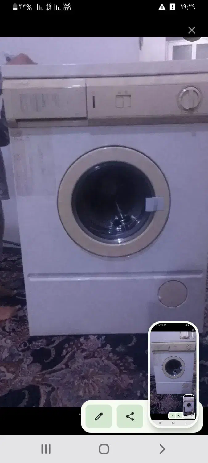 ماشین لباسشویی کاملا سالم بدون پوسیدگی|ماشین لباسشویی و خشککن لباس|اردبیل, |دیوار