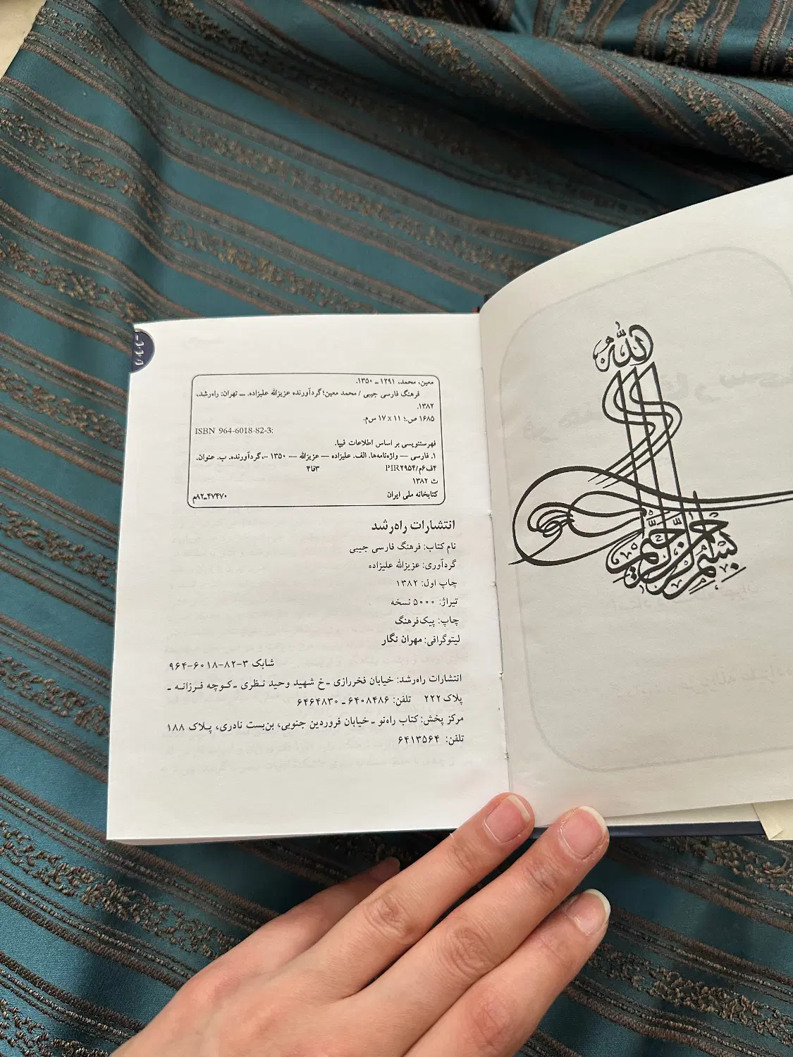 فرهنگ معین|کتاب و مجله ادبی|تهران, هروی|دیوار
