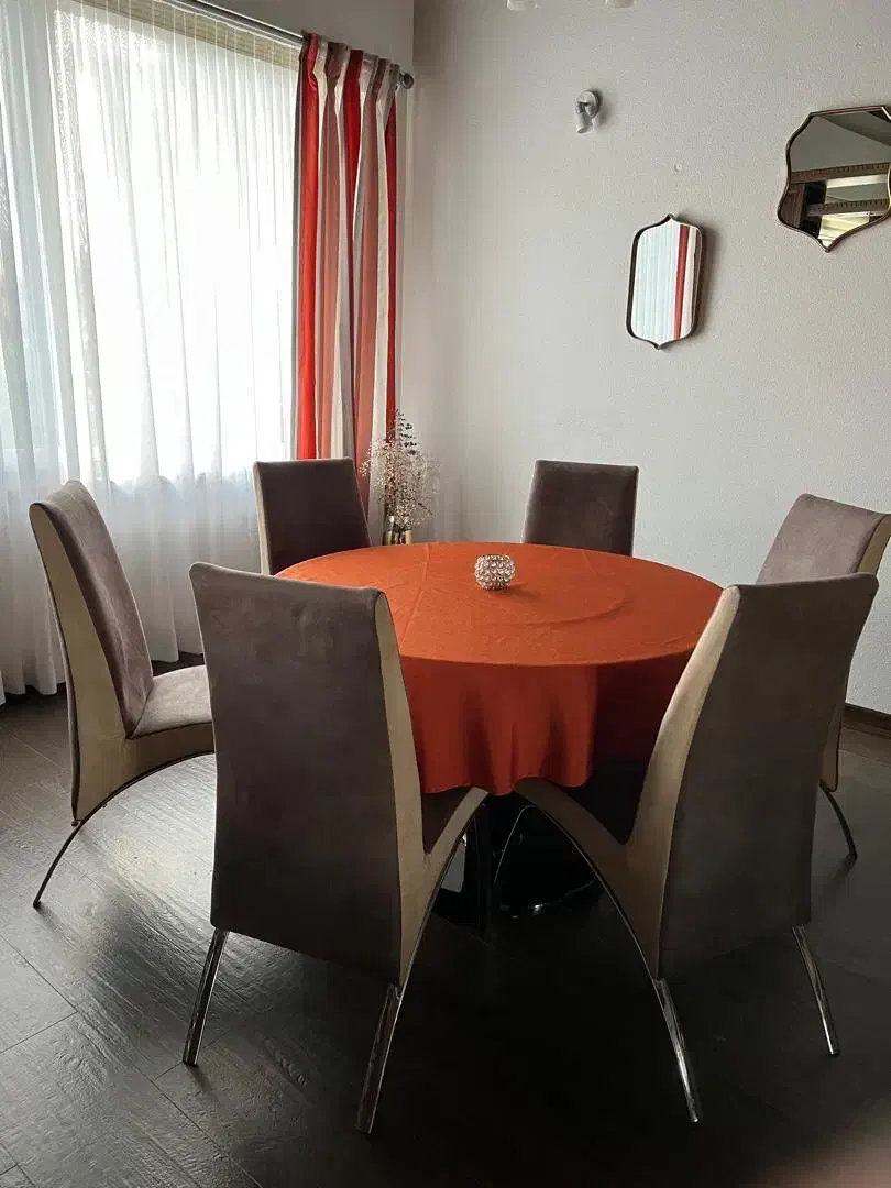 میز نهار خوری ۶ نفره|میز و صندلی غذاخوری|بابلسر, |دیوار