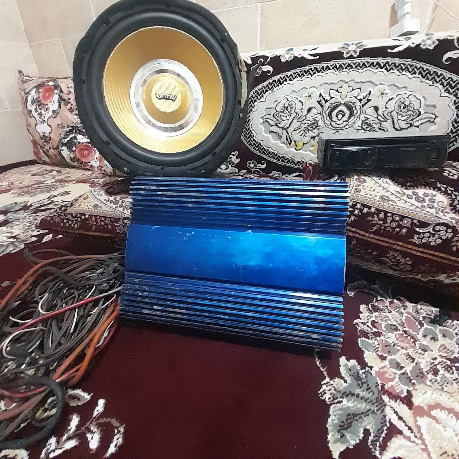 پخش پایونیر 5250 شیش خروجی دمودار حرفه ای|سیستم صوتی خانگی|تربت جام, بیست متری منبع آب|دیوار