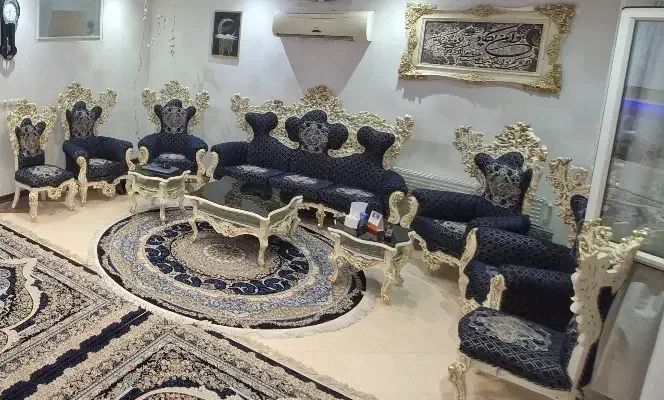 مبل سلطنتی|مبلمان خانگی و میز عسلی|قم, انسجام|دیوار