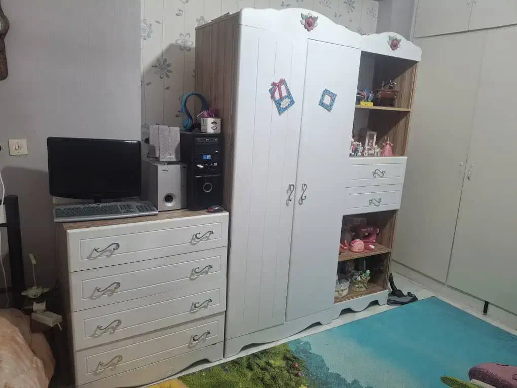 سرویس کمد-ویترین ودراور-جاکفشی|جاکفشی، کمد، دراور|پاکدشت, پاکدشت (مامازند)|دیوار