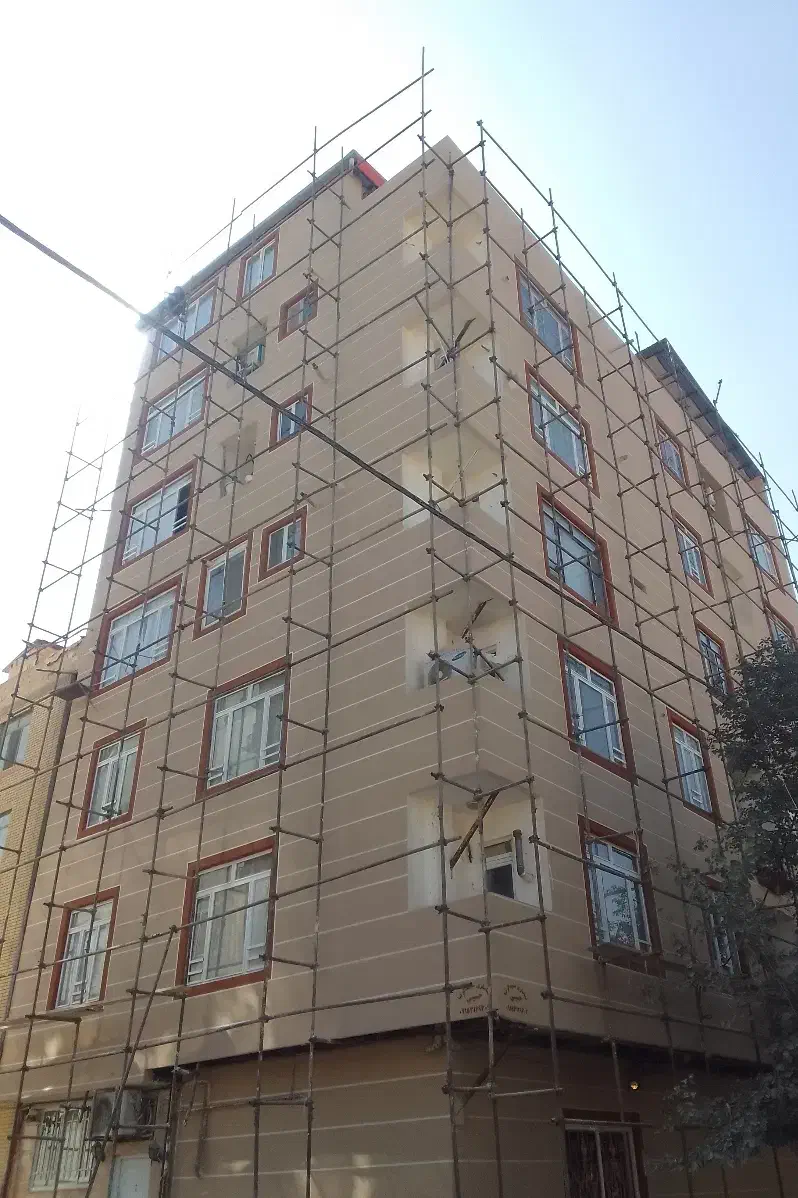 اجاره نصب داربست فلزی .پیچ رولپلاک تخته بشکه بنایی|خدمات پیشه و مهارت|مشهد, گاز|دیوار