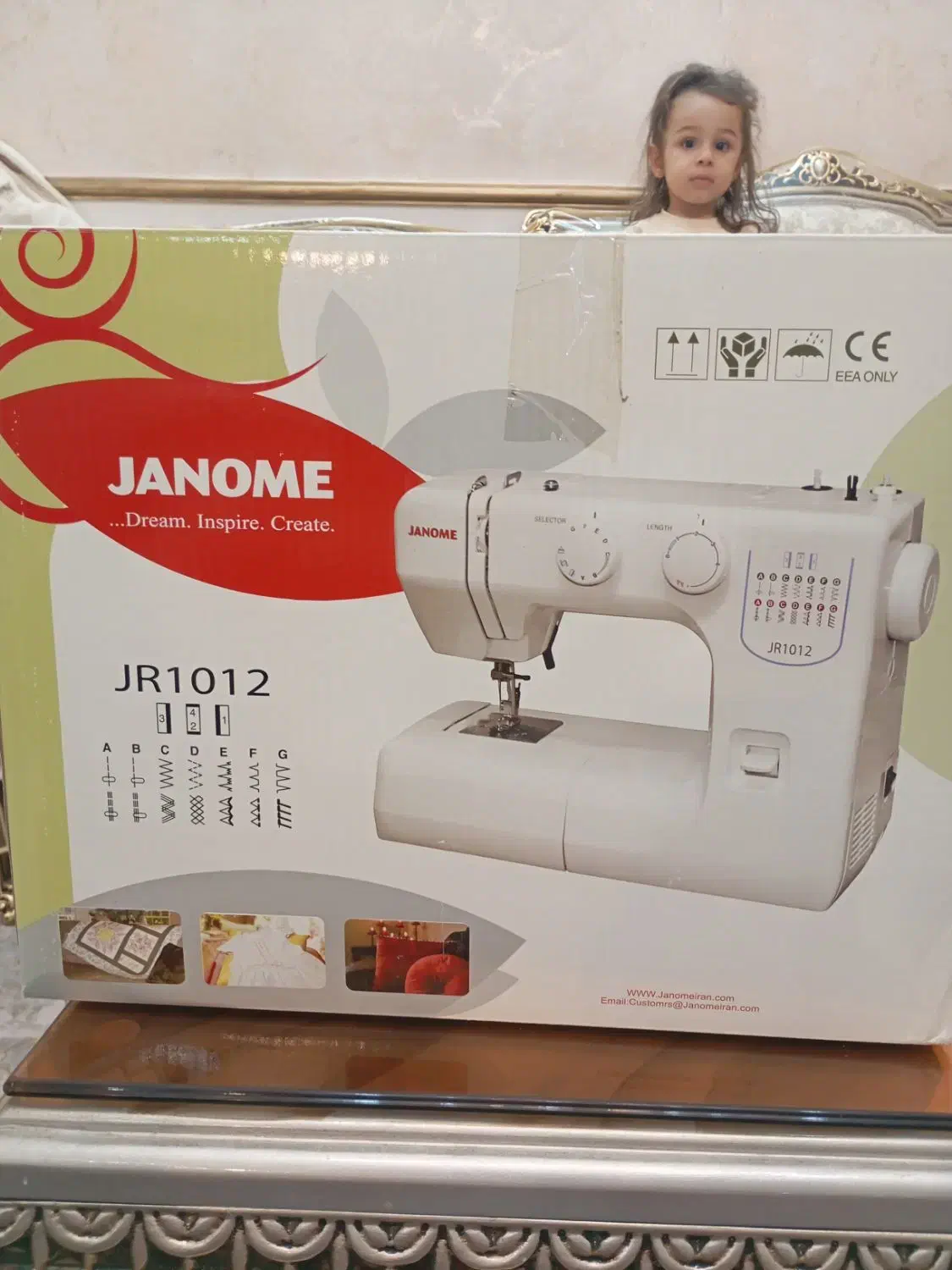 چرخ خیاطی ژانومه مدل JR1012|چرخ خیاطی و ریسندگی|تهران, هرندی|دیوار