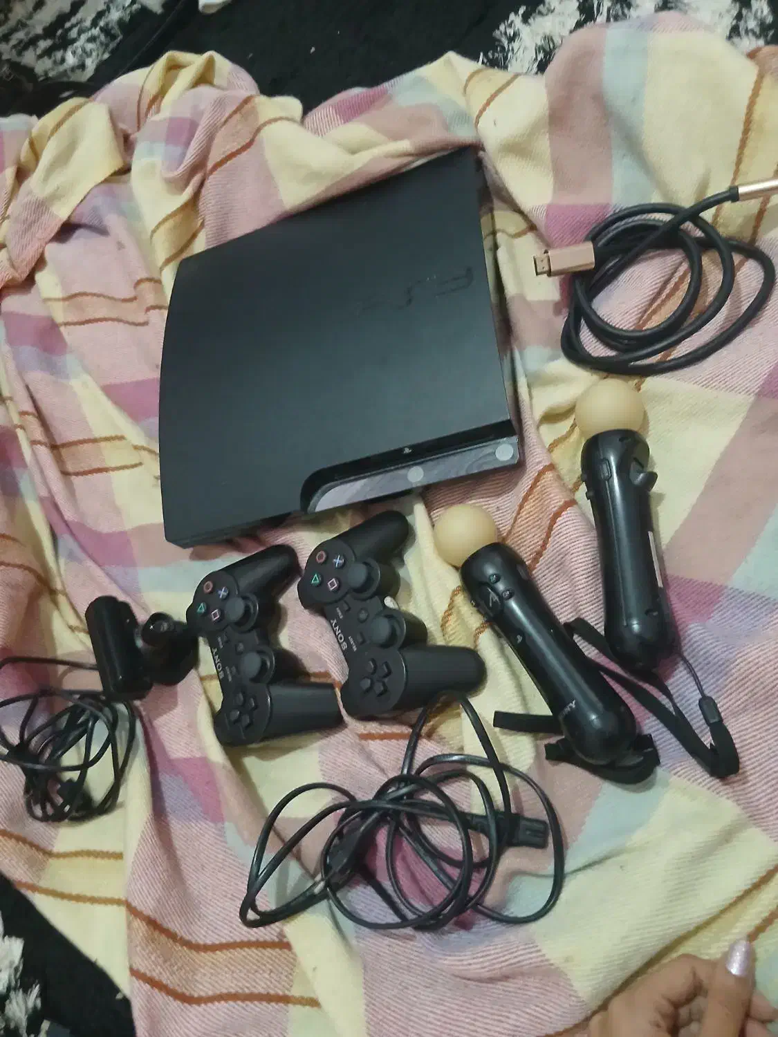 دستگاه ps3  باهمه لوازم و کپی خور|کنسول، بازی ویدئویی و آنلاین|رشت, بوسار|دیوار