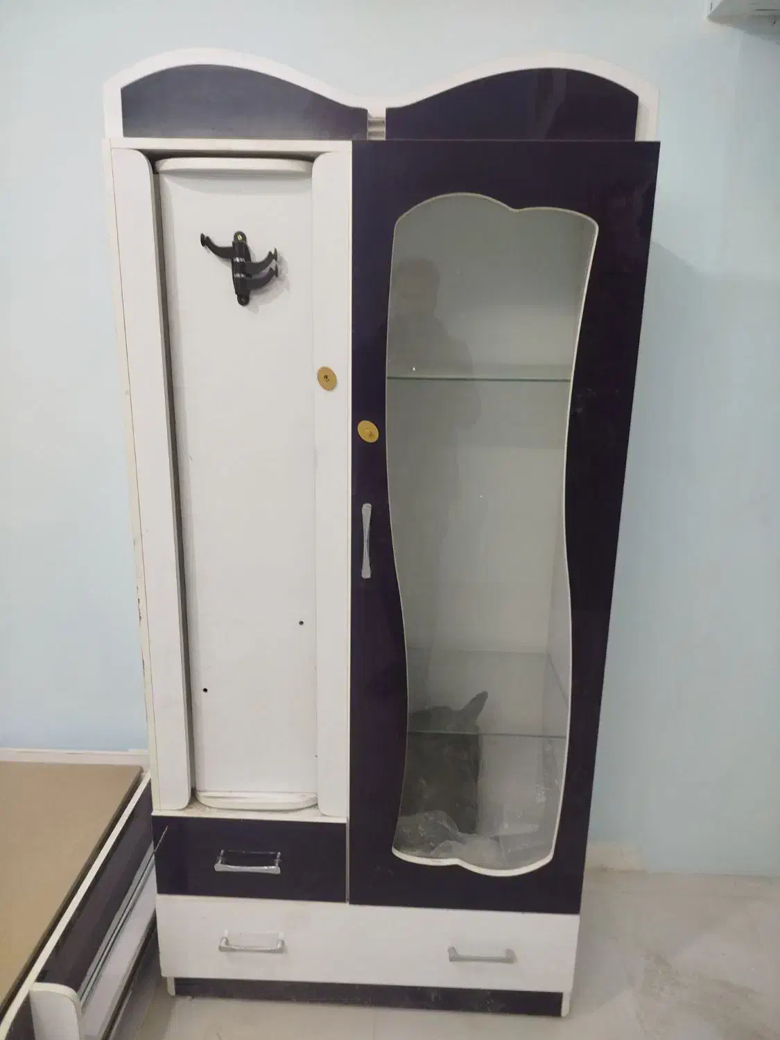 کمد و تخت کودک و نوجوان|تخت و سرویس خواب|خمینی‌شهر, |دیوار