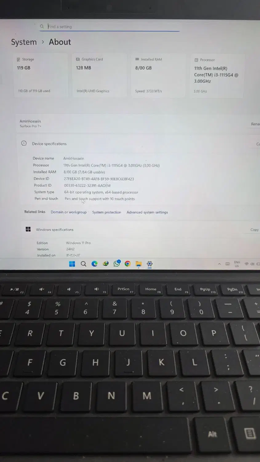 surface 7 pro plus|رایانه همراه|تهران, اقدسیه|دیوار