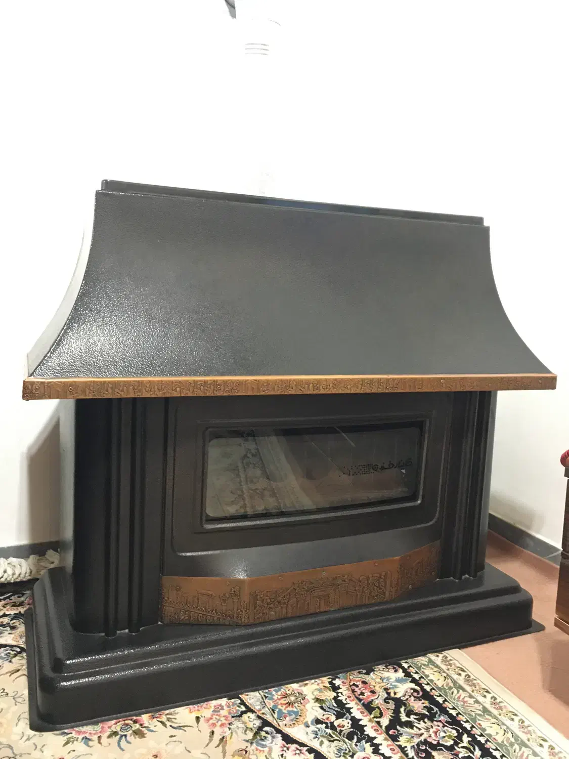 بخاری و میز تلویزیون|بخاری، هیتر، شومینه|رشت, منظریه|دیوار