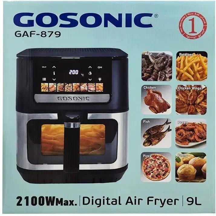 سرخ کن گاسونیک 9 لیتر سرخکن هواپز گوسونیک 879|اجاق گاز و لوازم برقی پختوپز|مشهد, آزادشهر|دیوار