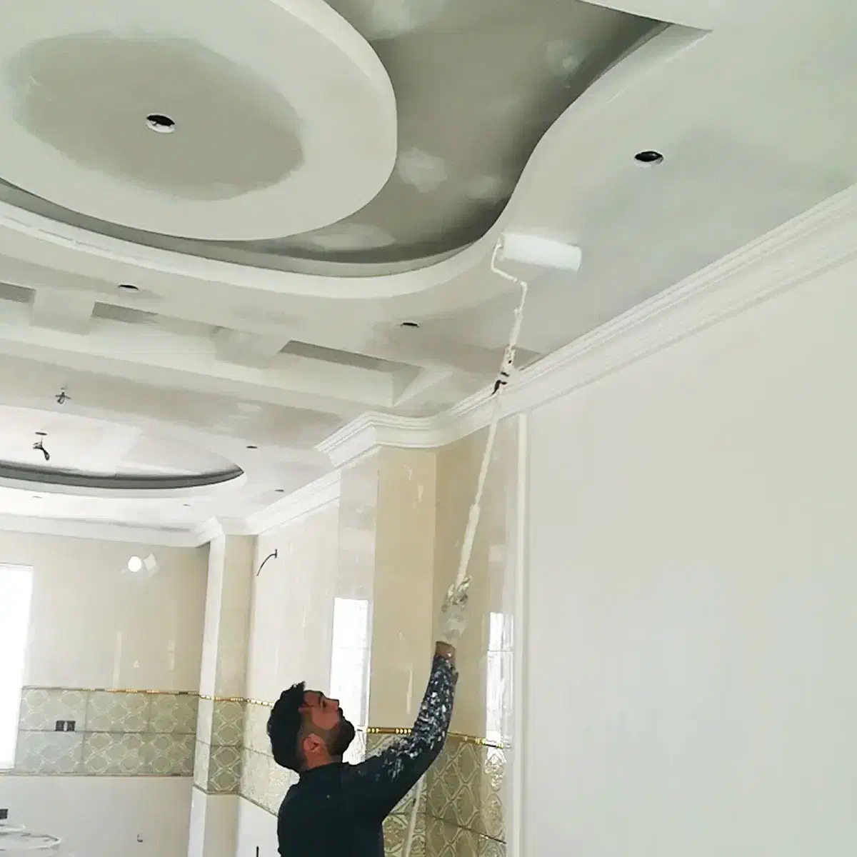 رنگ آمیزی ساختمان،کناف،درو پنجره|خدمات پیشه و مهارت|بهبهان, |دیوار