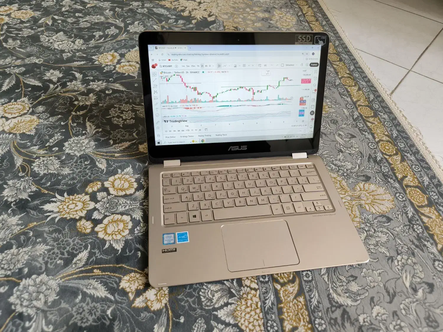لپتاپ ایسوس زنبوک UX360C|رایانه همراه|نسیم‌شهر, |دیوار