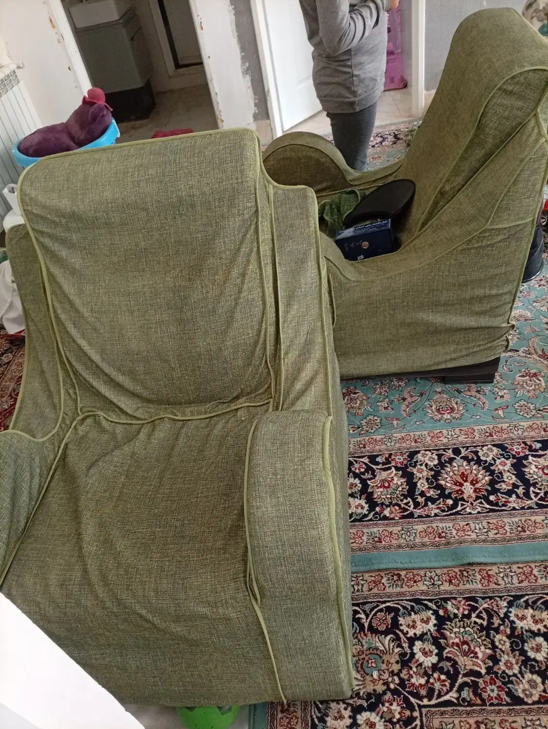 یک دست مبل ۷ نفره|مبلمان خانگی و میز عسلی|فردوس (خراسان), |دیوار