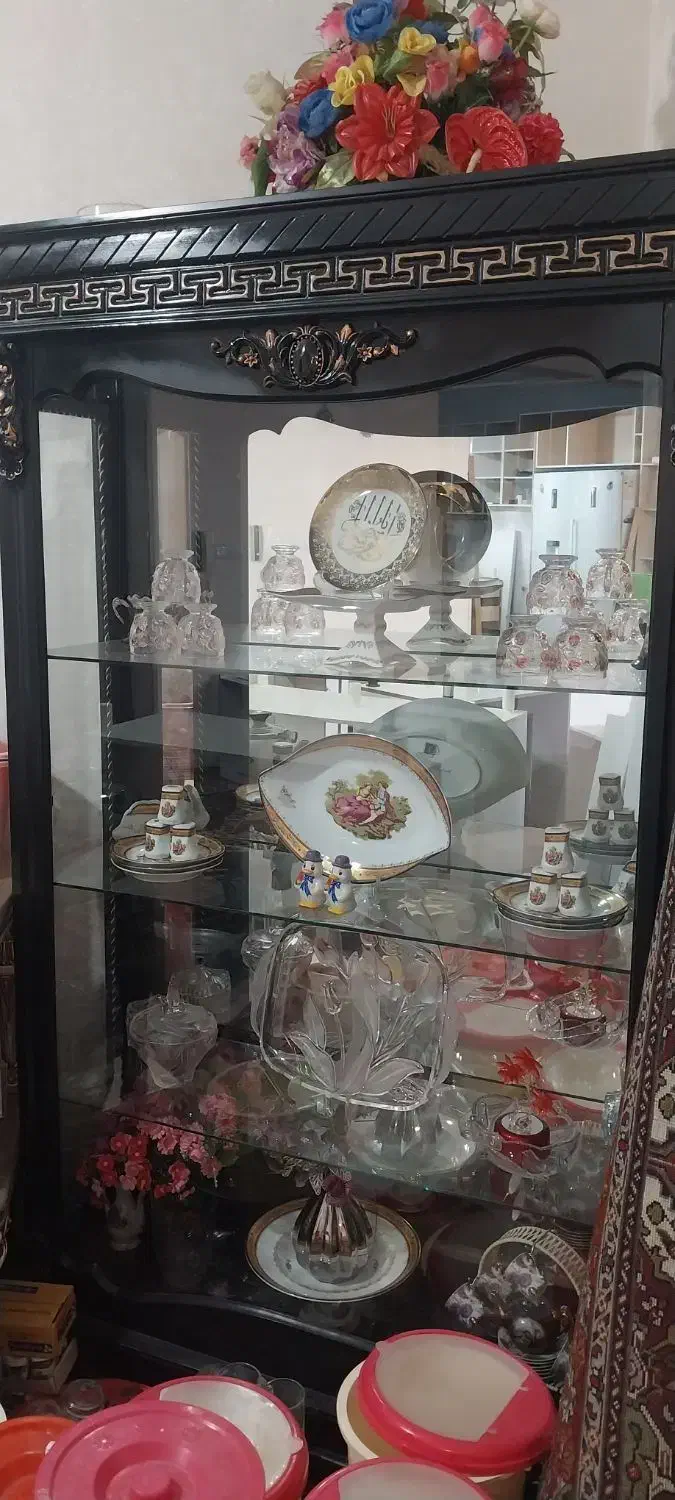 بوفه چوبی ۱۲۰|بوفه، ویترین، کنسول|ارومیه, |دیوار