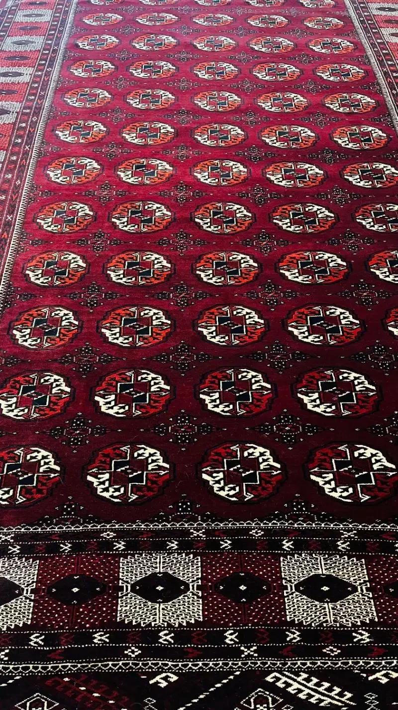 فرش دستباف ترکمن|فرش|گنبد کاووس, |دیوار