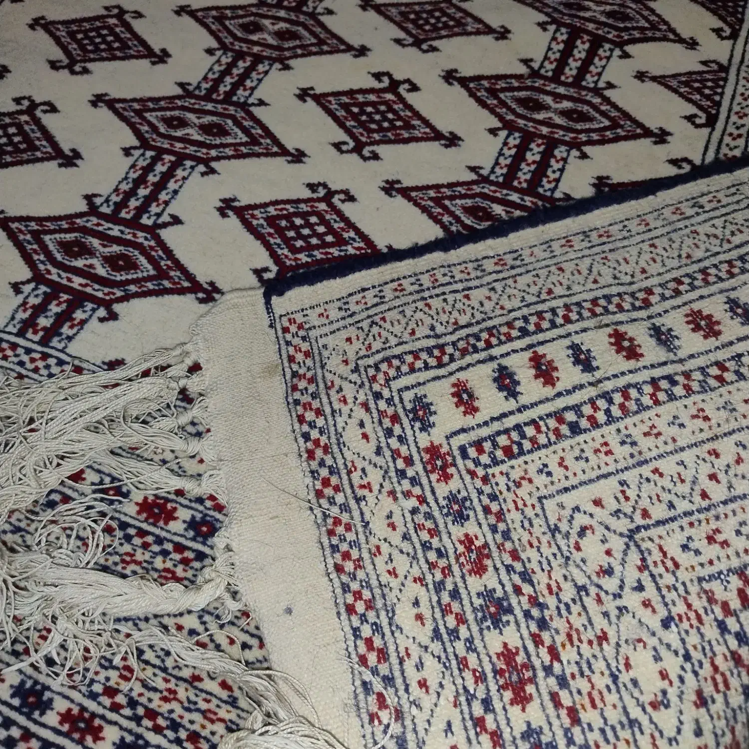 قالیچه دستباف ترکمن اصل|فرش|مشهد, آزادشهر|دیوار