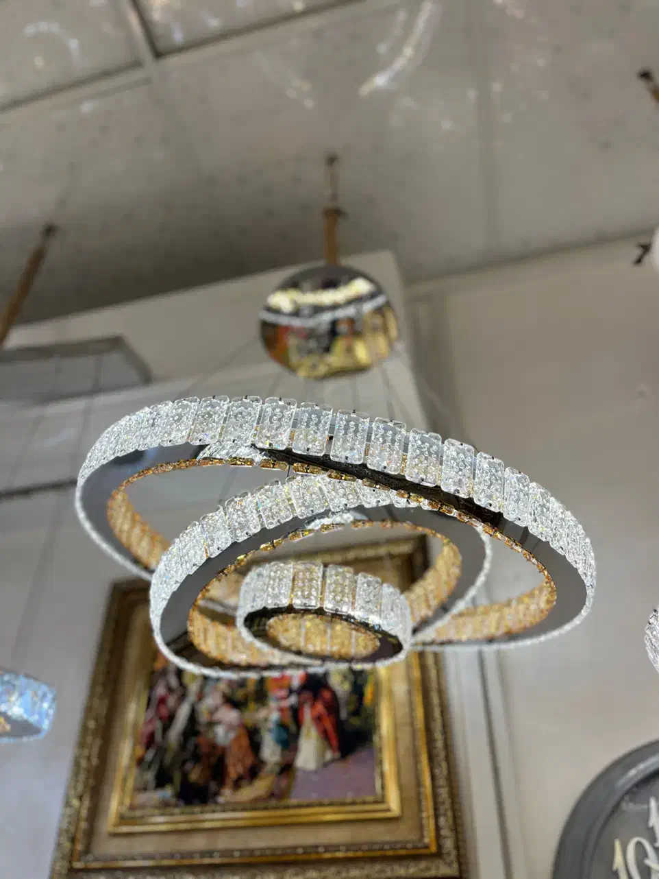 لوستر کریستالی هوشمند طرح کهکشانی SMD|لوستر و چراغ آویز|تهران, نیروی هوایی (پیروزی)|دیوار