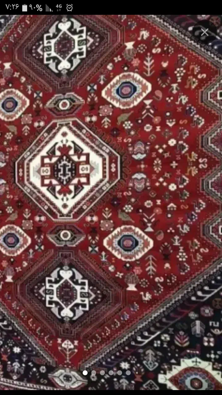 تعویض ۴ عدد فرش ۱۲ متری با ۵  عدد فرش ۹ متری|فرش|شیراز, شاهچراغ|دیوار